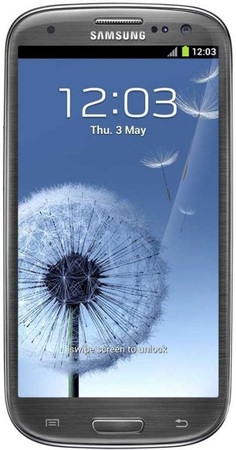 Смартфон Samsung Galaxy S3 GT-I9300 16Gb Titanium grey - Рассказово